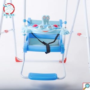 Σετ Παιδική Κούνια με Ζώνη Ασφαλείας και Βάση - 81x38x16,5cm