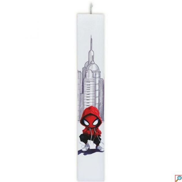 Παιδική Πασχαλινή Λαμπάδα με Εκτύπωση Spiderman