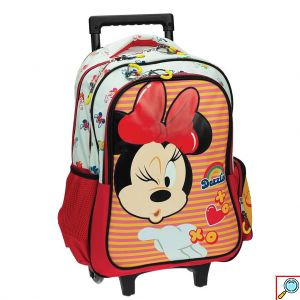 Παιδική Τσάντα με Ροδάκια με Σχέδιο Minnie - 46x35x20cm