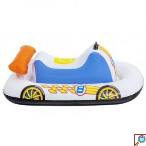 Bestway Παιδικό Φουσκωτό Σωσίβιο με Χειρολαβές Jet Ski Λευκό με Πολύχρωμα Σχέδια 110cm x 75cm 