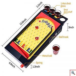 Παιχνίδι Για Σφηνάκια Τύπου Φλιπεράκι, Sudsball Drinking Game, Σετ Πάρτι, Με Ποτήρια Για Σφηνάκια, Forum Novelties 68451