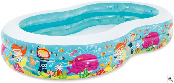 Intex® Φουσκωτή Παιδική Πισίνα Paradise Lagoon