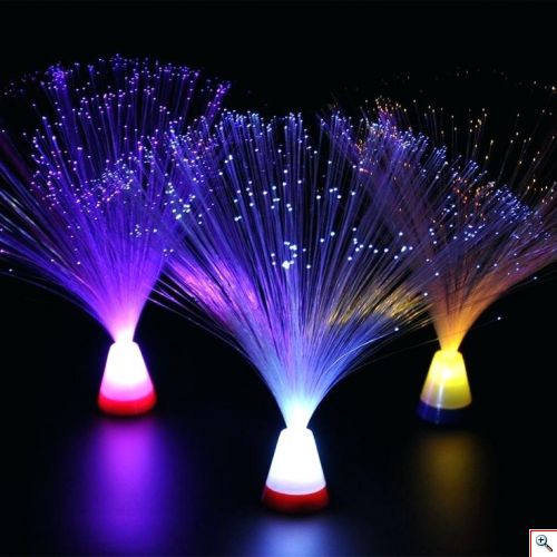 Διακοσμητικό Πολύχρωμο Φως με Μικροΐνες - Colorful Fiber Optic Party with Color Changing Base