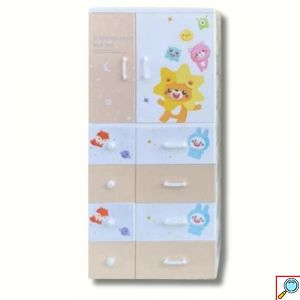 Πλαστική Ντουλάπα 146.5 x 67.5 x 40.5 cm με Παιδικά Σχέδια