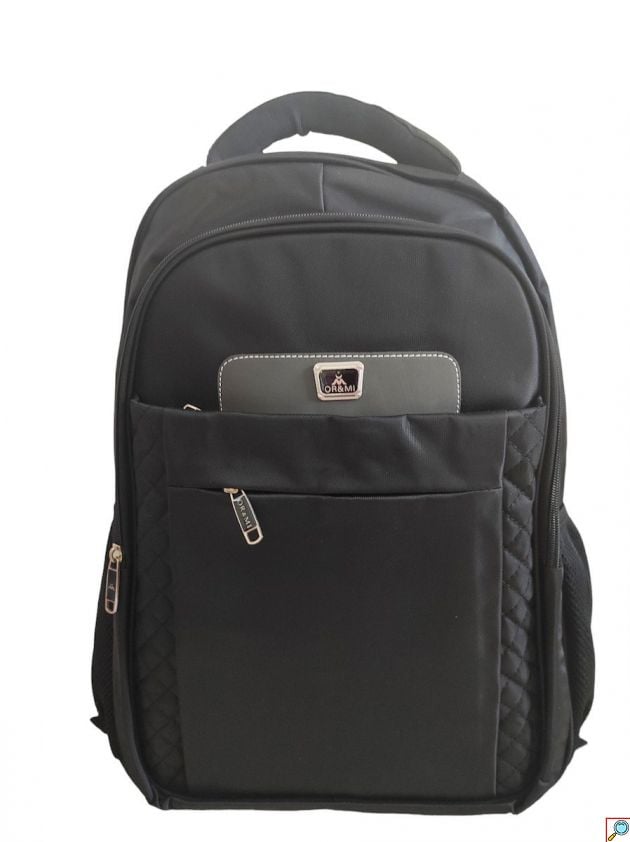 Σακίδιο Πλάτης με Θήκη Laptop 15.5″ & Αεριζόμενη Πλάτη - Εργονομικό Backpack για Εργασία, Σχολή & Ταξίδια σε Μαύρο Χρώμα