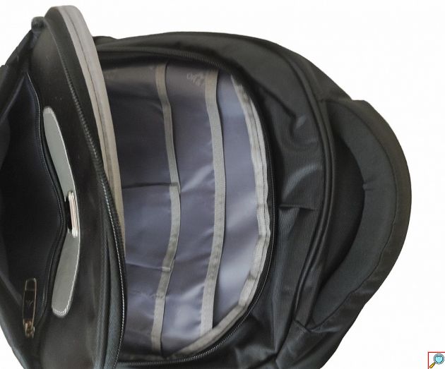 Σακίδιο Πλάτης με Θήκη Laptop 15.5″ & Αεριζόμενη Πλάτη - Εργονομικό Backpack για Εργασία, Σχολή & Ταξίδια σε Μαύρο Χρώμα