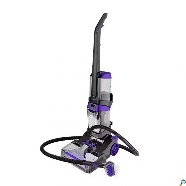Ηλεκτρική Πλυντική Σκούπα Χαλιών 3600W – Υγρού & Στεγνού Καθαρισμού - 13kPa, Διπλές Βούρτσες, Θερμός Αέρας 70°C, Δοχείο 4L