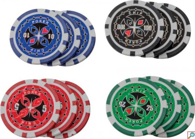 Σετ Poker 100 Τεμαχίων σε Αλουμινένια Βαλίτσα – Επαγγελματικό Gaming