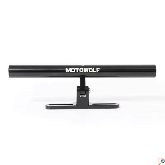Πολυχρηστική Μπάρα Αλουμινίου Crossbar Βάση 24cm Motowolf - Μαύρο