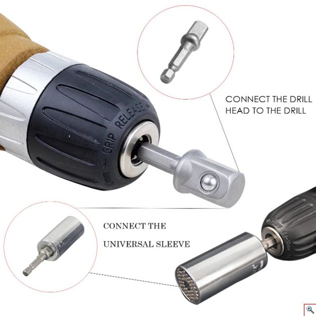 Πολυκαρυδάκι - Πολύκλειδο 7-19mm - Tools All Grip