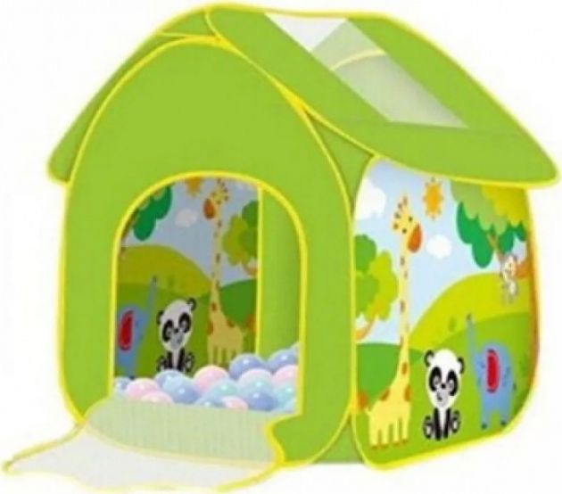 Pop-Up Παιδική Σκηνή 100x100x95cm - Διασκεδαστικό Παιχνίδι με Ζωάκια για Εσωτερικούς & Εξωτερικούς Χώρους, Ιδανική για Παιδιά 3+