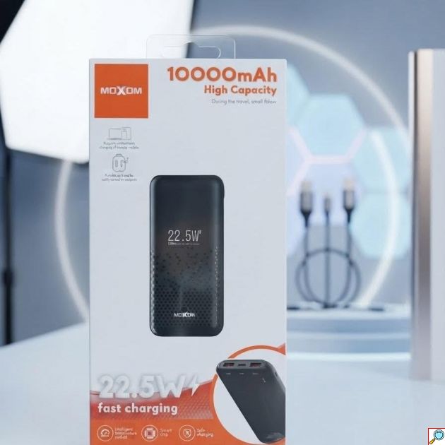 Power Bank 10000mAh 22.5W – Ταχεία Φόρτιση
