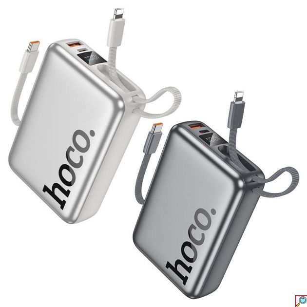 Power Bank 20.000mAh – Ταχεία Φόρτιση 22.5W & PD 20W - Με Ενσωματωμένα Καλώδια USB-C & Lightning και Ψηφιακή Οθόνη