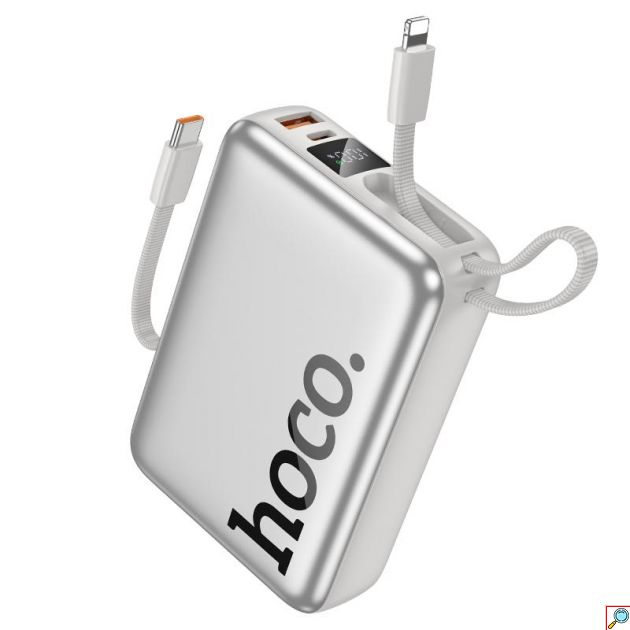 Power Bank 20.000mAh – Ταχεία Φόρτιση 22.5W & PD 20W - Με Ενσωματωμένα Καλώδια USB-C & Lightning και Ψηφιακή Οθόνη