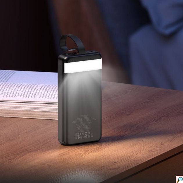 Power Bank 30000mAh – Fast Charge 22.5W & PD 20W - Φορητή Μπαταρία με 4 Θύρες, Οθόνη LED & Λουράκι Μεταφοράς