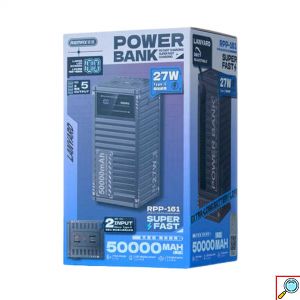 Power Bank 50000mAh 27W Fast Charging με LED Οθόνη & 5 Θύρες – Remax