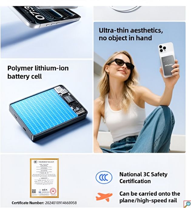 Μαγνητικό Power Bank AWEI MH805 10000mAh – Ασύρματη Φόρτιση 20W & Αναδιπλούμενη Βάση - Γρήγορη Φόρτιση, MagSafe Compatible, Φορητό