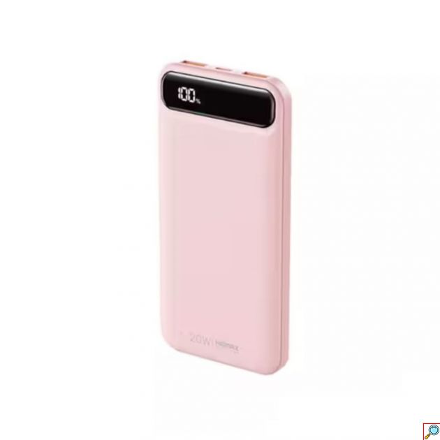 Power Bank 10000mAh - Ταχεία Φόρτιση 22.5W, PD+QC, Ψηφιακή Οθόνη, Ροζ