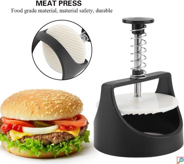 Πρέσα Παρασκευής Burger με Ραβδώσεις