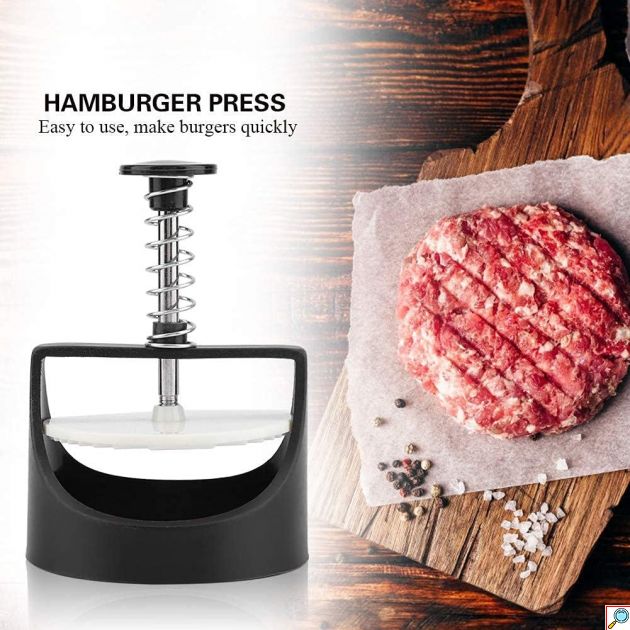Πρέσα Παρασκευής Burger με Ραβδώσεις