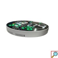 Επιτοίχιο Ψηφιακό Ρολόι LED 26χ3.5cm με Τηλεχειριστήριο