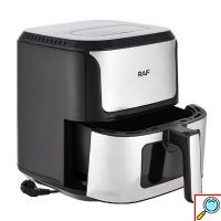 RAF Air Frier Φριτέζα Αέρος 1800W με Αποσπώμενο Κάδο 8,6L Ασημί 