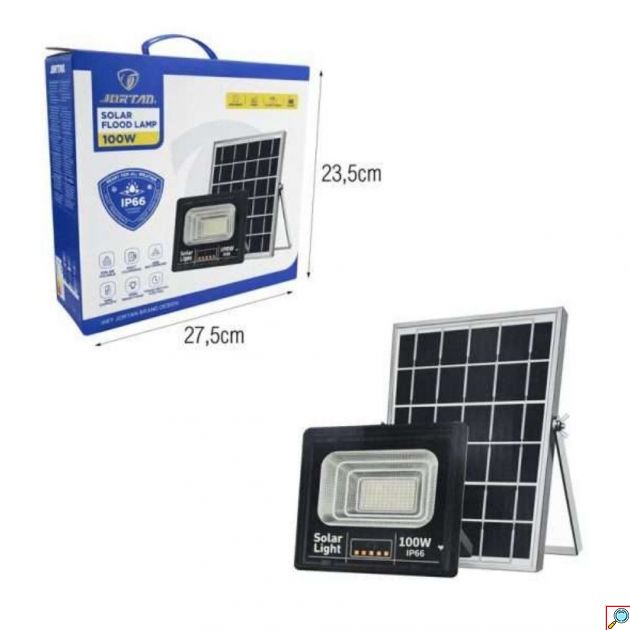 Ηλιακός Προβολέας LED 3000W με Τηλεχειριστήριο - Αδιάβροχος IP66, Αυτόνομος Φωτισμός για Κήπο, Αυλή, Εξωτερικούς Χώρους