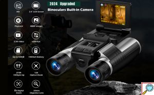 Ψηφιακά Κιάλια Με Κάμερα 48MP 2.5K Και Οθόνη LCD 2.4″ με Κάρτα 32GB