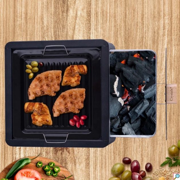 Επιτραπέζια Ψησταριά Κάρβουνου BBQ – Φορητή και Πρακτική