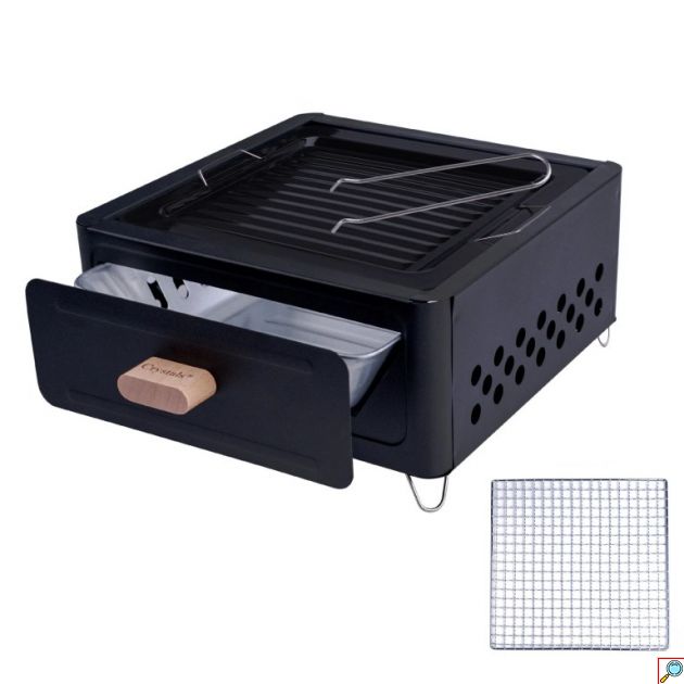 Επιτραπέζια Ψησταριά Κάρβουνου BBQ – Φορητή και Πρακτική