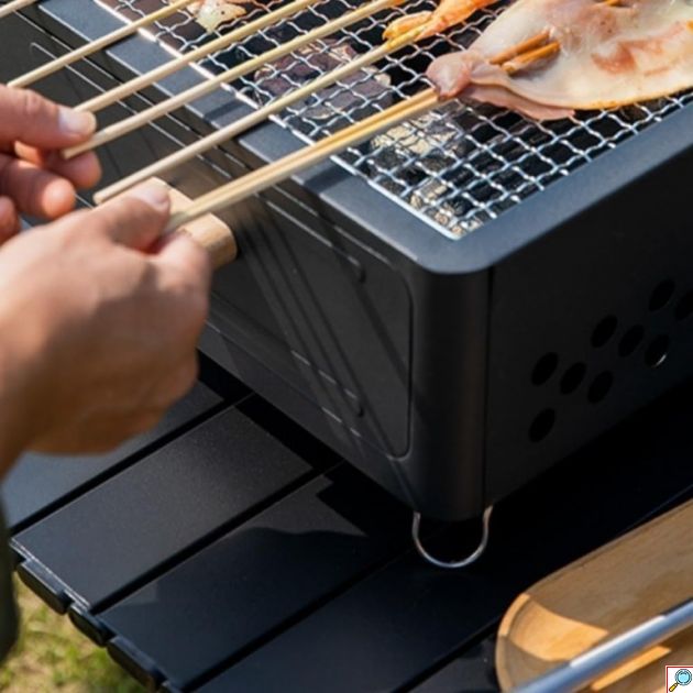 Επιτραπέζια Ψησταριά Κάρβουνου BBQ – Φορητή και Πρακτική