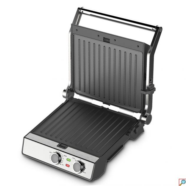 Ηλεκτρική Ψηστιέρα Grill - 2200W, 180° άνοιγμα & Διπλές Αντικολλητικές Πλάκες