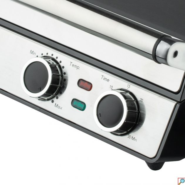 Ηλεκτρική Ψηστιέρα Grill - 2200W, 180° άνοιγμα & Διπλές Αντικολλητικές Πλάκες