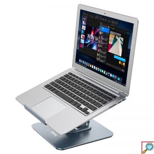 Πτυσσόμενη Περιστρεφόμενη Βάση Laptop & Tablet Αλουμινίου 360° - Ρυθμιζόμενη Επιτραπέζια Βάση Γραφείου - Hoco
