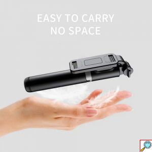 Πτυσσόμενο Selfie Stick Με Τρίποδο & Bluetooth Τηλεχειριστήριο 90cm