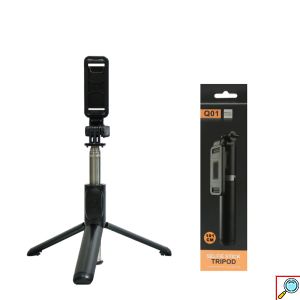 Πτυσσόμενο Selfie Stick Με Τρίποδο & Bluetooth Τηλεχειριστήριο 90cm