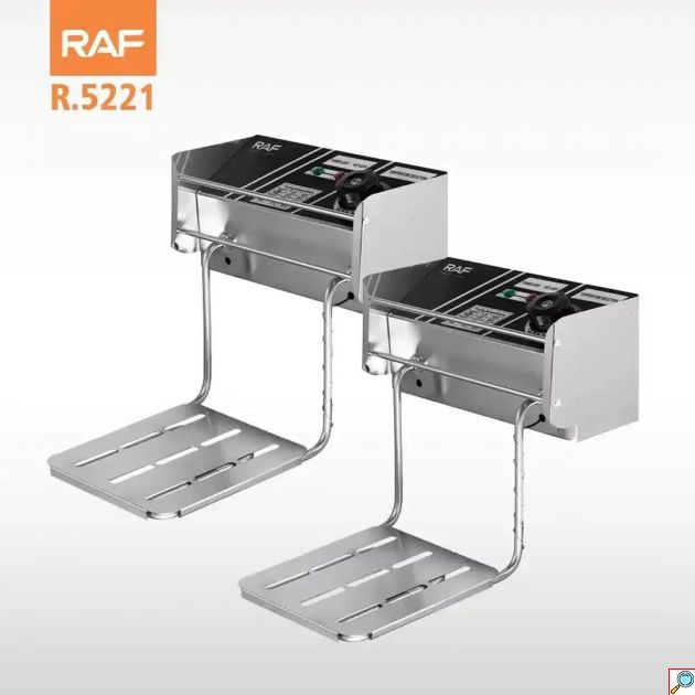 RAF Διπλή Ηλεκτρική Φριτέζα 5000W 5.5 + 5.5 L