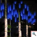 Χριστουγεννιάτικη LED βροχή μετεωριτών 8 τεμάχια x 50cm