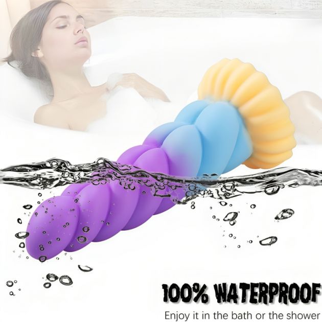 Ρεαλιστικό Dildo Σιλικόνης - Rainbow