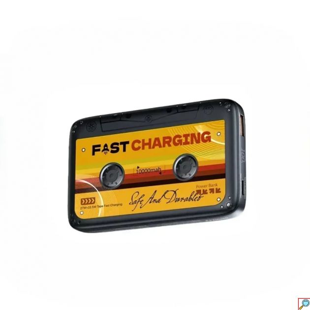 Φορητή Μπαταρία Φορτιστής Remax - Tape Fast Charging Power Bank 10000mAh 22.5W με 2 Θύρες USB-A Μαύρο