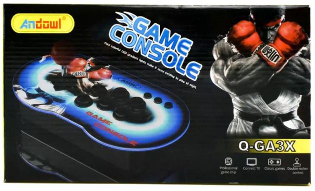 Σετ Ρετρό Κονσόλες Arcade Games Emulator Andowl MAME, ATARI - Fighting Edition - HDMI - Q-GA3X - 2τμχ 