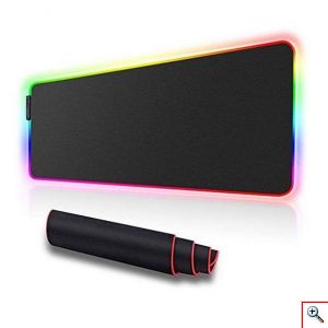 Αντιολισθητικό Gaming Mouse Pad Φωτιζόμενο με RGB LED 80x30cm Μαύρο