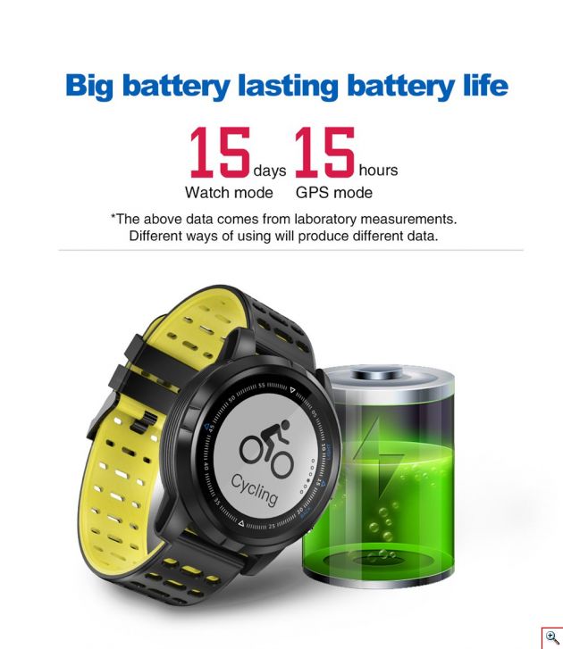 GPS Smart Watch Αδιάβροχο Αθλητικό Ρολόι με Μετρητή Καρδιακών Παλμών, Απόστασης, Βημάτων, Θερμίδων & Ύπνου, Αθλητικές Δραστηριότητες & Ειδοποιήσεις Κινητού - Activity Tracker