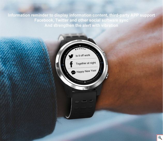 GPS Smart Watch Αδιάβροχο Αθλητικό Ρολόι με Μετρητή Καρδιακών Παλμών, Απόστασης, Βημάτων, Θερμίδων & Ύπνου, Αθλητικές Δραστηριότητες & Ειδοποιήσεις Κινητού - Activity Tracker