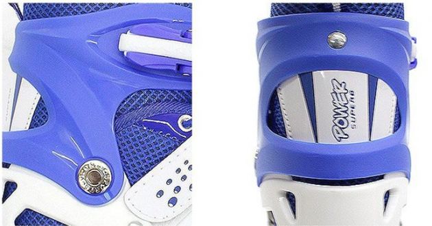 Ρυθμιζόμενα Roller Skates 4 Τροχών Παιδικά – Φωτιζόμενοι Τροχοί, Ασφάλεια & Άνεση | Μπλε
