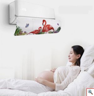 Οδηγός Ροής Αέρα 90cm Για Κλιματιστικά με Σχέδιο Flamingo - Air Condition Air Guide
