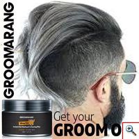 Groomarang Silver Hair Wax Professional 120ml για Γκρίζα Αστραφτερά Μαλλιά - Βαφή γκρίζων μαλλιών