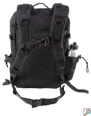 Αmila Tactical Σακίδιο Πλάτης για Γυμναστήριο, Κάμπινγκ και Ταξίδια 45lt Μαύρο