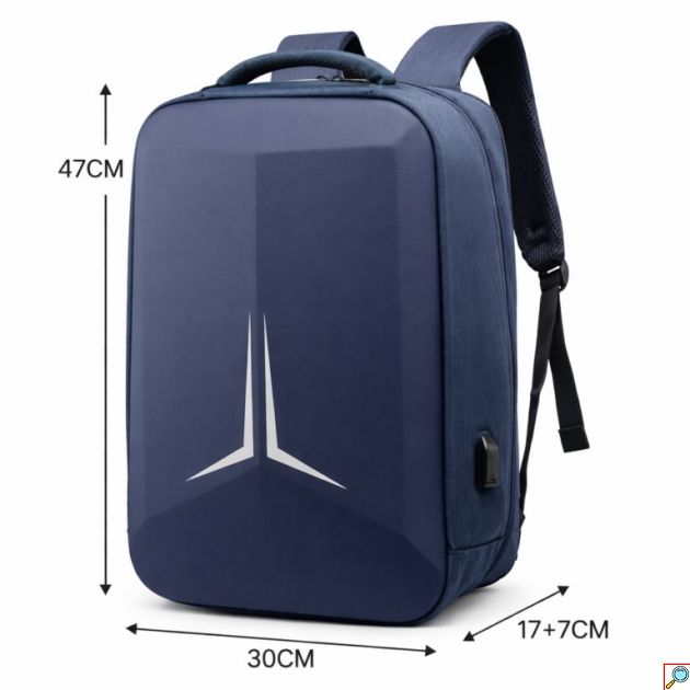 Αντικλεπτικό Σακίδιο Πλάτης για Laptop – Επεκτεινόμενο, με Κλειδαριά & Θύρα USB - Αδιάβροχο, για Ταξίδια & Καθημερινή Χρήση