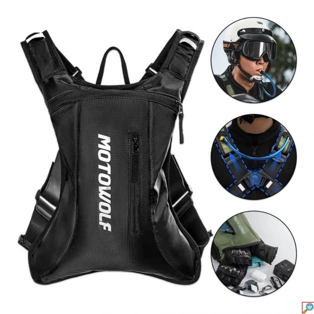 Σακίδιο Πλάτης Motowolf MB7 6L για Μηχανή και Ποδήλατο